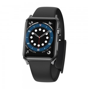 Baseus Slip-Thru óraszíj Apple Watch 3/4/5/6/7/SE 38/40/41 mm fekete (LBWSE-01)