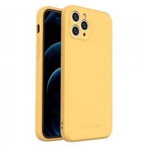 iPhone 11 Pro Wozinsky Color Case szilikon tok citromsárga
