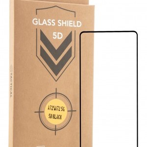 Tactical Shield 5D kijelzővédő üvegfólia Samsung Galaxy A72/A72 5G fekete