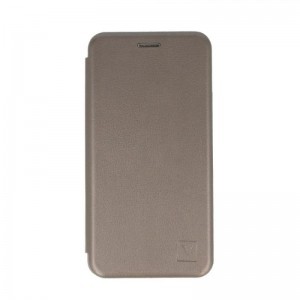 Samsung S21 Ultra Vennus Book Elegance fliptok fém színű