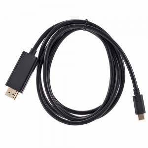 USB Type-C - HDMI 4K*2K 1.8m átalakító kábel fekete