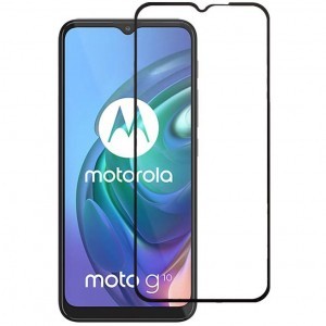 Motorola Moto G10 / G30 5D Full Glue kijelzővédő üvegfólia fekete