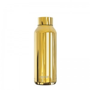 Quokka Solid vákum szigetelt vizesüveg, rozsdamentes acél kulacs 510 ml sleek gold