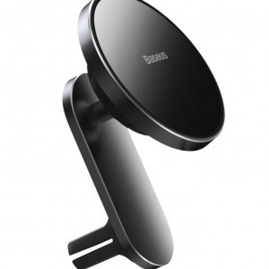 Baseus WXJN-01 Big Energy Autós telefontartó és vezeték nélküli töltő(MagSafe) fekete