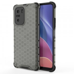 Xiaomi Redmi K40 Pro+ / K40 Pro / K40 / Poco F3 Honeycomb armor TPU tok fekete