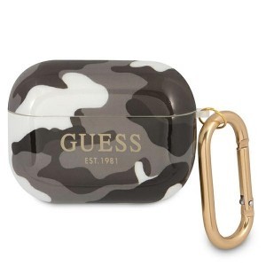 Guess Camo GUAPUCAMG AirPods Pro tok Fekete
