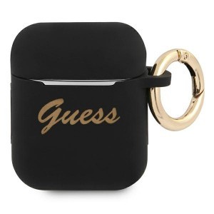 Guess Vintage Script GUA2SSSK AirPods 1/2 tok fekete
