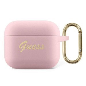 Guess Vintage Script GUA3SSSI AirPods 3 tok pink
