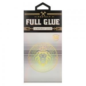 iPhone X/ XS 5D Full Glue kijelzővédő üvegfólia fekete