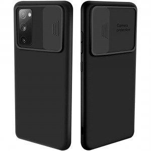 Samsung S20 FE Nexeri Szilikon tok kameralencse védővel fekete