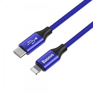 Baseus Yiven Series USB Type-C - Lightning kábel 2A 2m kék (CATLYW-D03)