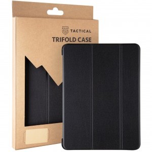 Samsung T730/T736/T970/T975 Galaxy Tab S7 FE 5G / S7+ 12.4'' Tactical Book TriFold tok fekete