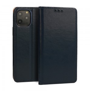 Samsung Note 10+ Plus Book Special bőr fliptok sötétkék