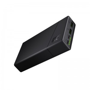 Power Bank Green Cell GC PowerPlay20 20000mAh gyors töltéssel 2x USB Ultra Charge és 2x USB-C Power Delivery 18W