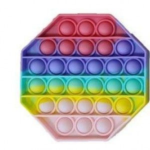 Magic Pop Anti stressz, színes stressz levezető nyolcszög, vegyes színekkel