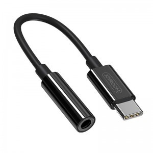 Joyroom 3,5mm mini audio jack - USB Type-C átalakító adapter fekete (SH-C1)