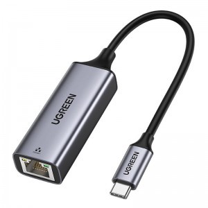 Ugreen USB Type.C 1000Mbps Gigabit Ethernet átalakító adapter szürke (CM199)