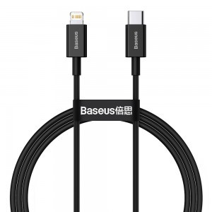 Baseus Superior USB Type-C - Lightning töltő és adatkábel PD 20W 1m fekete (CATLYS-A01)
