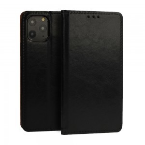 Xiaomi Redmi Note 9T Book Special bőr fliptok fekete