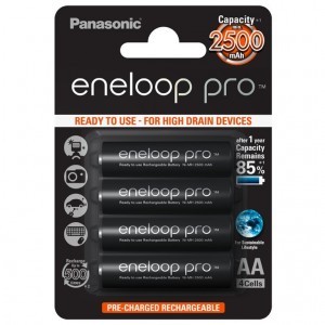 Panasonic Eneloop Pro újratölthető elem R6/AA 2500mAh - 4db Blister