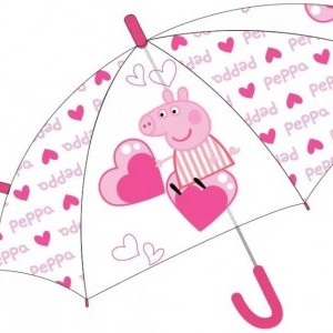 Peppa malac gyerek félautomata átlátszó esernyő Ø68 cm (EMM5250765)