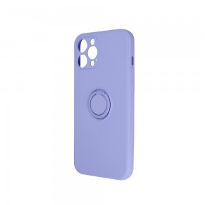 iPhone 7 / 8 / SE 2020/SE 2022 Szilikon tok hátlapi gyűrűvel lila