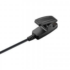 Garmin Vivomove/Forerunner735XT/235XT/230/630 Tactical USB töltő kábel fekete