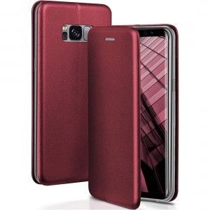 Samsung Galaxy A22 4G Book Elegance fliptok burgundy