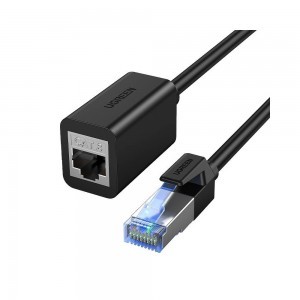 Ugreen NW192 Cat 8 S / FTP Ethernet RJ45 hosszabbító 1m (fekete)