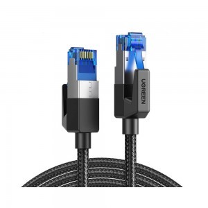 Ugreen NW153 Cat 8 F / FTP Braid Ethernet RJ45 kábel 1,5 m (fekete)