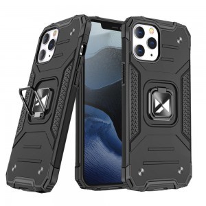 iPhone 13 Pro Max Wozinsky Ring Armor Case Kickstand telefontok fekete