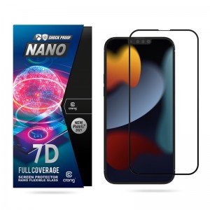 iPhone 13 Pro Max Crong 7D Nano rugalmas üveg hibrid képernyővédő 9H