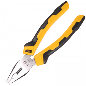 Deli Tools EDL2008 kombinált fogó 20cm (sárga)