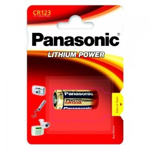 Panasonic Lithium elem CR123A 3V 1db blister