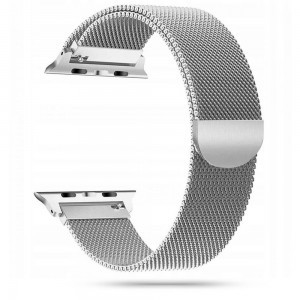 Apple Watch 3/4/5/6/7/SE (38/40/41 mm) Tech-Protect Milaneseband Óraszíj ezüst