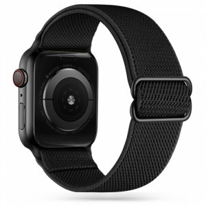 Apple Watch 4/5/6/7/8/SE/Ultra (42/44/45/49mm) Tech-Protect Mellow óraszíj fekete