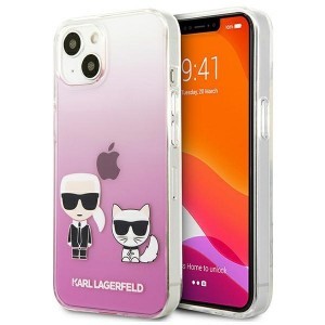 iPhone 13 6.1'' Karl Lagerfeld Karl Choupette tok rózsaszín (KLHCP13MCKTRP)