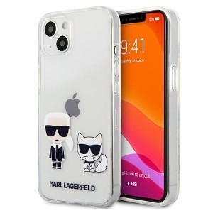 iPhone 13 Mini 5.4'' Karl Lagerfeld Karl Choupette tok átlátszó (KLHCP13SCKTR)