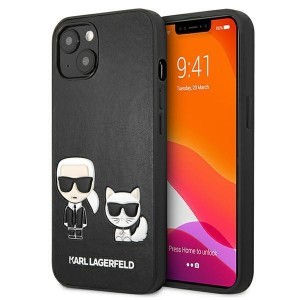 iPhone 13 Mini 5.4'' Karl Lagerfeld Ikonik Karl Choupette tok fekete (KLHCP13SPCUSKCBK)