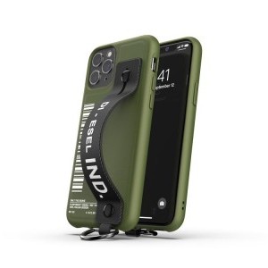 iPhone 11 Pro Diesel Handstrap tok pánttal zöld