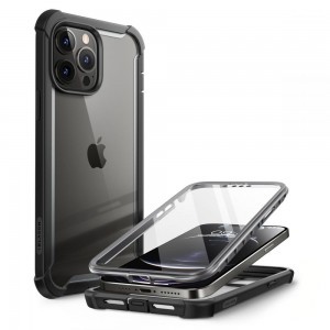 iPhone 13 Pro Max Supcase IBLSN Ares tok ütésálló fekete