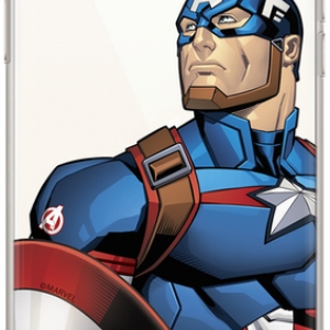 iPhone X / XS Marvel Amerika kapitány tok átlátszó