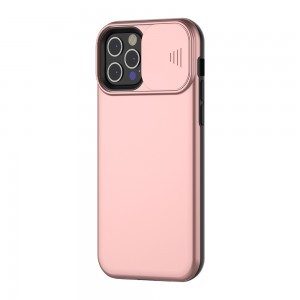 iPhone 13 Pro Max matt TPU tok kameralencse védővel világos rózsaszín (ip13-pro-max-tpu-lens-light-pink)