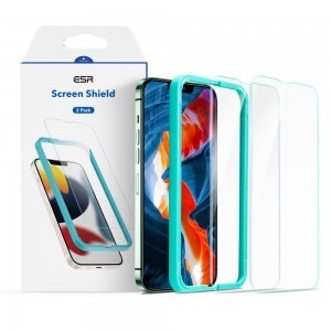 iPhone 13 Pro Max ESR Screen Shield 9H 2 db kijelzővédő üvegfólia