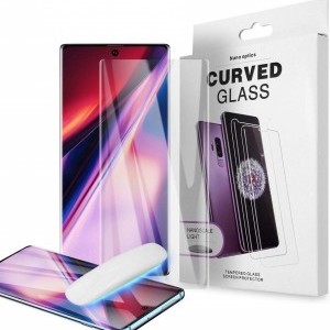 Samsung Galaxy S10+ Plus UV 5D kijelzővédő üvegfólia - UV Lámpával