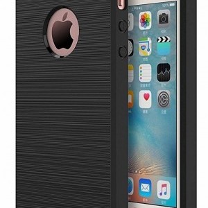 iPhone 5/ 5s Nexeri Carbon szénszál mintájú TPU tok fekete