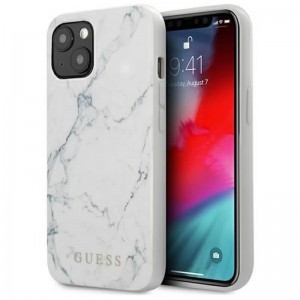 iPhone 13 Guess Marble tok fehér (GUHCP13MPCUMAWH)