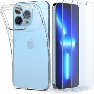 iPhone 13 Pro Max Spigen Crystal Pack tok + üvegfólia Crystal Clear (ACS03636)