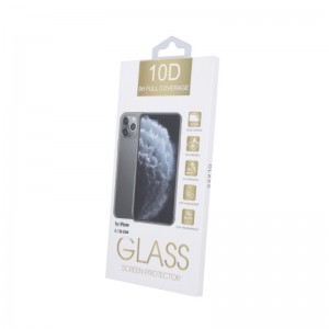 iPhone 7 / 8 Kijelzővédő 10D üvegfólia fehér kerettel