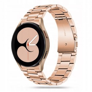 Samsung Galaxy Watch 4 40 / 42 / 44 / 46 mm Tech-protect Stainless Szíj blush gold